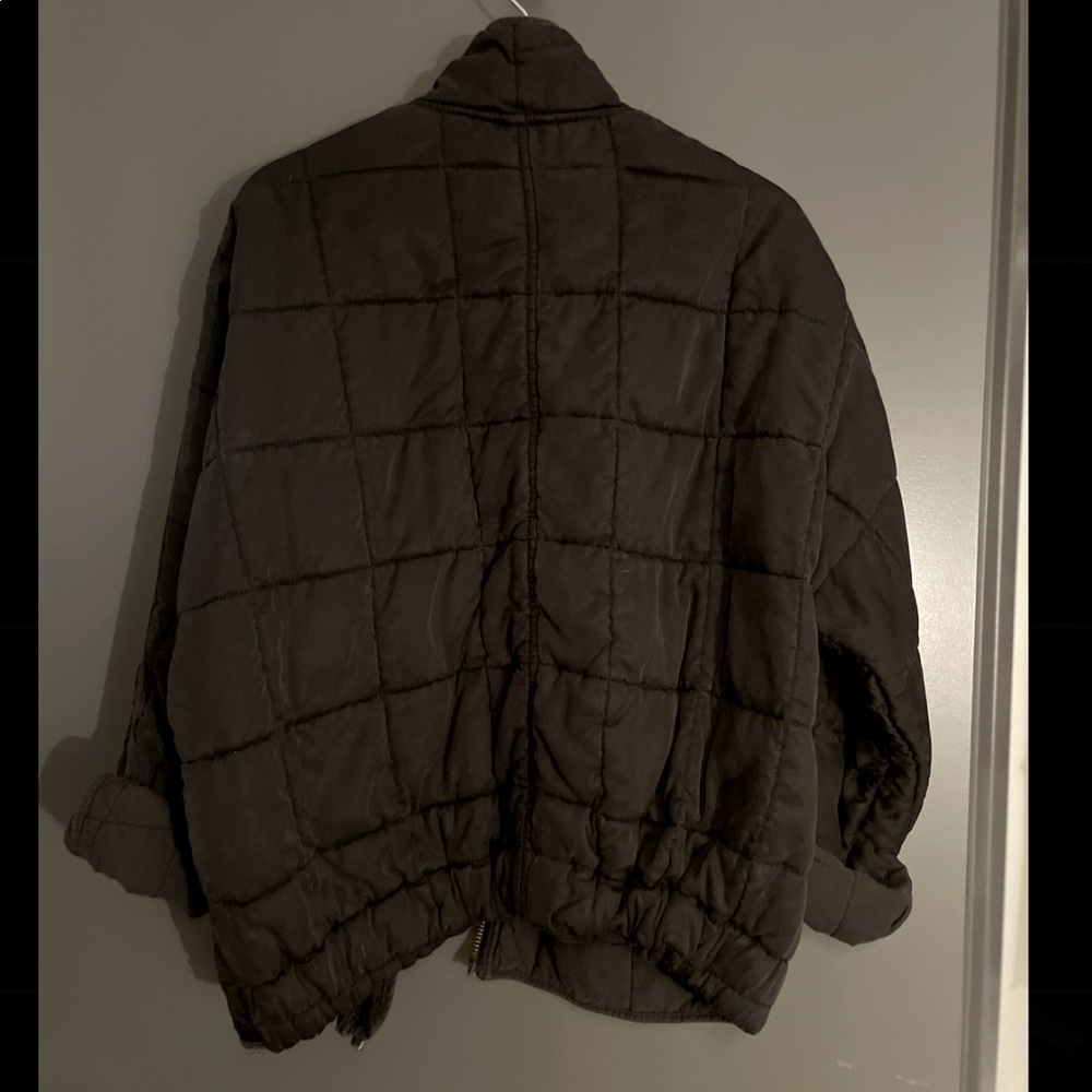 Free People Dolman Quilted Knit Jacket in S
